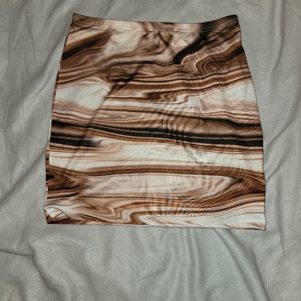 Chocolate swirl skirt